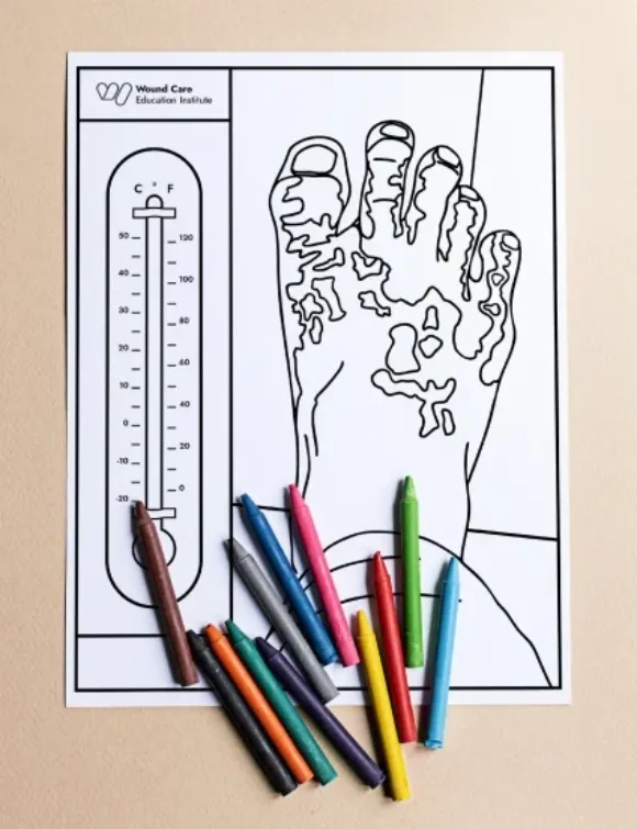 Free frostbite coloring page